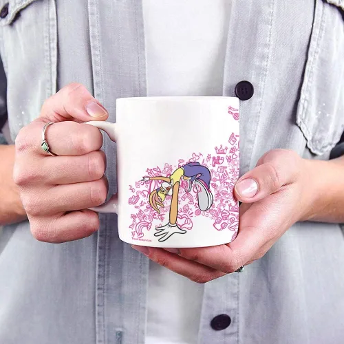 Vista 324 de Trend Setters Friends the Television Show – 25 años – Mercancía oficial – Taza de café o té de cerámica blanca de 11 onzas – perfecta para regalar
