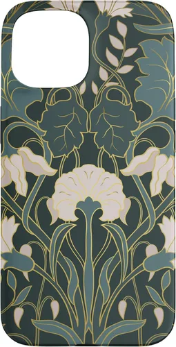 Vista 6 de iPhone 16 Art Nouveau Floral Pattern Case