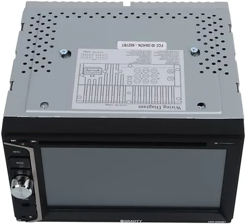 Vista 8 de Gravity D920BT - Receptor estéreo de coche de 6.2 pulgadas, 200 vatios, doble DIN 2DIN, pantalla táctil HD con DVD/CD/MP3/FM/USB/SD, compatible