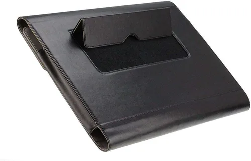 Vista 5 de Funda tipo folio de piel negra compatible con CHUWI UBook Pro 12.3 pulgadas 2 en 1 Tablet