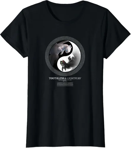 Vista 36 de Cómo entrenar a tu dragón 3 Yin Yang Dragon Camiseta