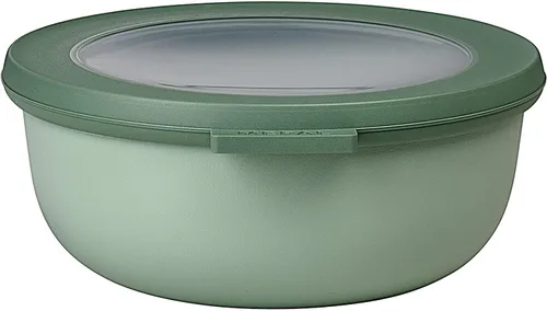 Vista 9 de Mepal Cirqula - Tazones altos para almacenar y servir múltiples alimentos de 68 onzas / 0.1 fl oz, con tapas transparentes, perfectos