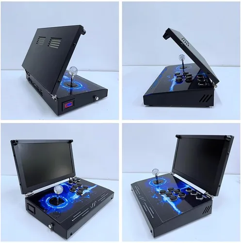 Vista 3 de 30000 en 1 Consola de juegos Arcade portátil Pantalla HD de 14 pulgadas Caja de Pandoras de un solo jugador 70S, máquina de videojuegos retro