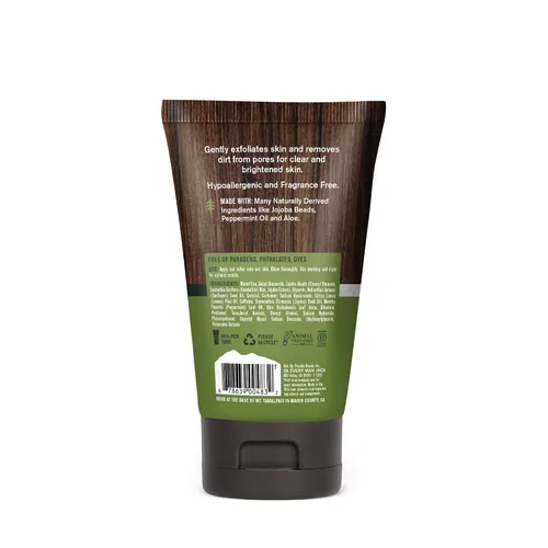 Vista 7 de Every Man Jack Exfoliante facial suave para hombres, exfolia la piel muerta, hidrata y revive la piel cansada con cuentas de jojoba, ácido