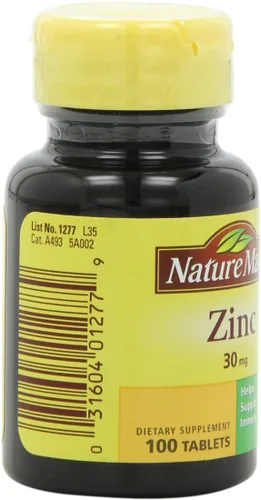 Vista 6 de Nature Made Zinc 30 mg, 100 tabletas (paquete de 6)