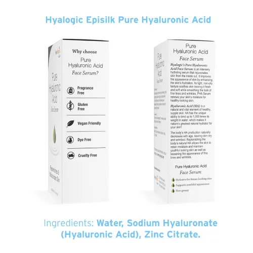 Vista 6 de Hyalogic Episilk Pure HA - Suero facial con ácido hialurónico hidratante, cuidado de la piel hidratante para suavizar e hidratar la piel, no graso