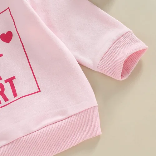 Vista 66 de Sudadera con cuello redondo para el día de San Valentín para bebé, niña, niño, para el día de San Valentín