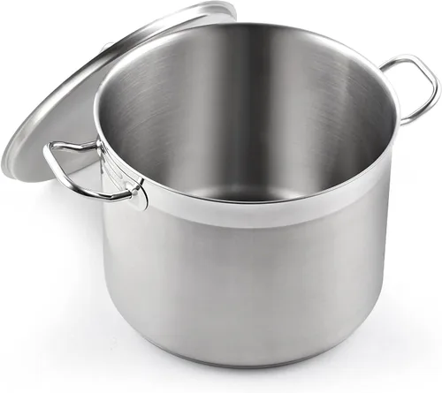 Vista 10 de Cooks Standard Olla de Caldo de 6 Cuartos con Tapa, Stockpot Profesional de Acero Inoxidable 18/10 Horno Holandés Cacerola Olla de Cocina, Ollas