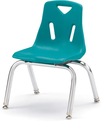 Vista 34 de Berries silla apilable con patas cromadas