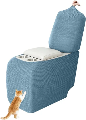 Vista 97 de ALIECOM Fundas 100% impermeables para sofá seccional reclinable, forma de L, elásticas, para esquina, funda para sofá seccional reclinable, lavable