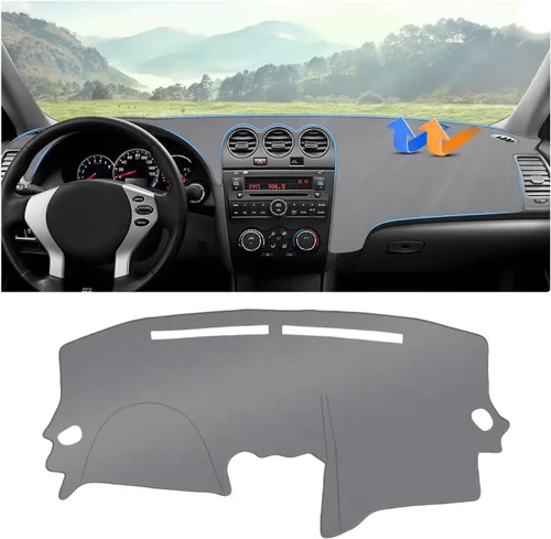 Vista 37 de Autorder - Tapete para salpicadero para 2007-2013 Chevy Chevrolet Silverado/GMC Sierra con dos guanteras, accesorios, cubierta de salpicadero