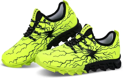Vista 7 de YTRXM Zapatillas de correr para niños pequeñosgrandes, ligeras, sin cordones