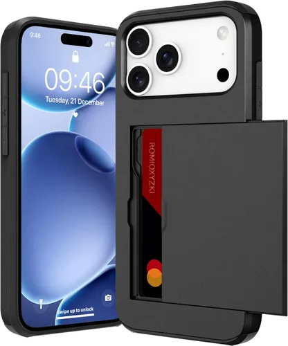 Vista 11 de ZIYE Compatible con iPhone 12 Pro Max Funda tipo cartera con tarjetero, Funda de dos capas antiarañazos con bolsillo oculto, Funda protectora a Verde