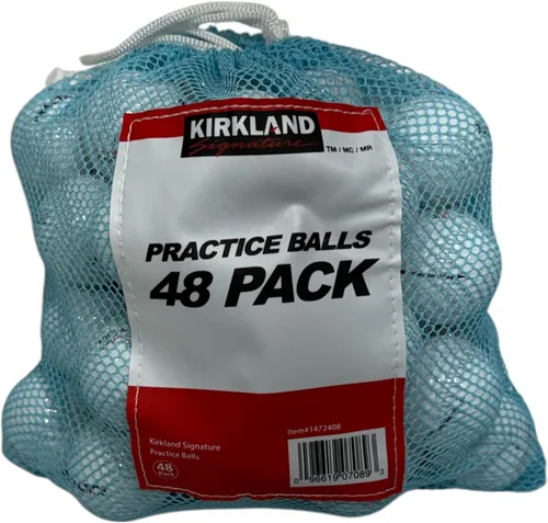 Vista 4 de Nuevo Kirkland Golf Bolas Firma Performance Plus Practice Uretano Cubierta Lote de 48
