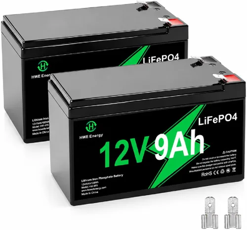 Vista 12 de Batería de litio recargable de 12 V 5 Ah, más de 4000 ciclo profundo LiFePO4 12 voltios 5 amperios batería de repuesto para Liftmaster 485LM