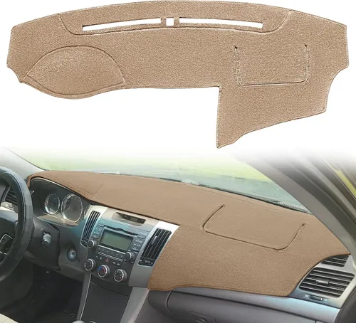 Vista 6 de Cubierta de tablero para Hyundai Sonata 2006 2007 2008 (negro) F168 Fcovergurus - Protector de alfombra con sensor de luz, protector de alfombra