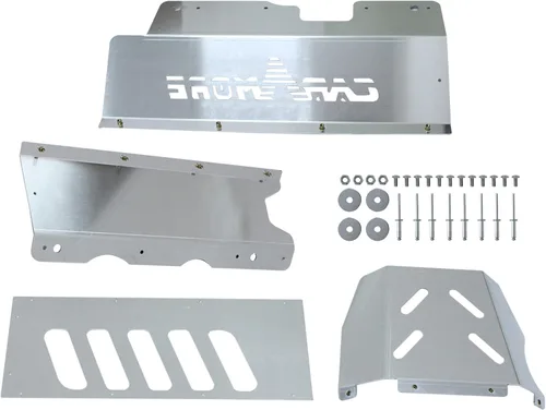 Vista 4 de Protector de convertidor catalítico de aluminio compatible con Mitsubishi Outlander Sport 2015 2016 2017 2018 2019 2020 2021 2022 – Catalizador