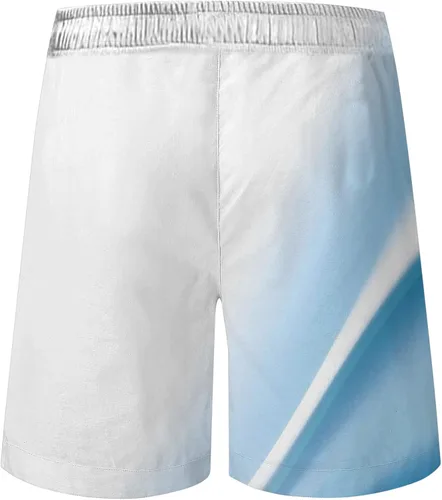 Vista 6 de Conjunto de 2 piezas de verano para hombre, estilo casual, manga corta, camiseta muscular y pantalones cortos deportivos de ajuste clásico