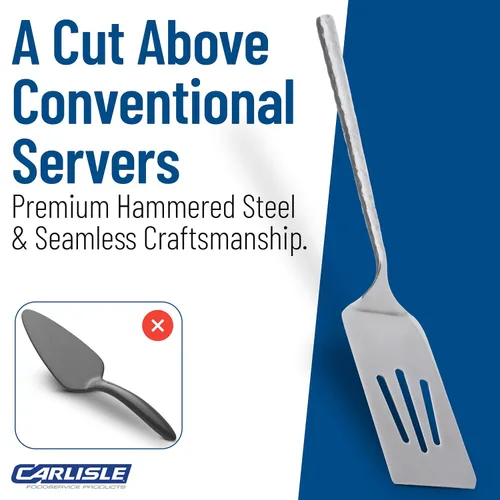 Vista 7 de Carlisle FoodService Products CFS 60204 - Servidor martillado de acero inoxidable, 12