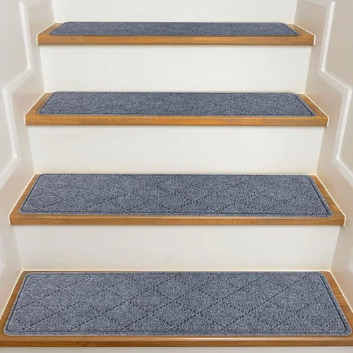 Vista 15 de Stair Treads for Wooden Steps Indoor, KOOTETA 1 Pack 20" X 32" Non Slip