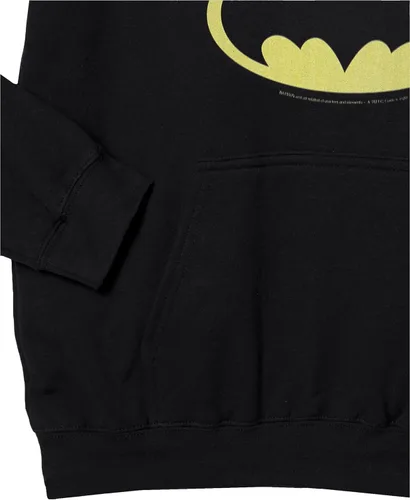 Vista 4 de DC Comics Batman Basic Logo Mens Pullover Hoodie
