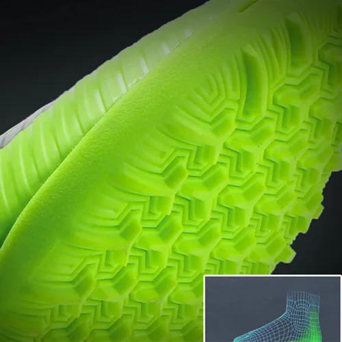 Vista 9 de luluboy Zapatos deportivos de fútbol para hombre, antideslizantes, con cordones, para interiores, para césped y futsala, para correr, deportes