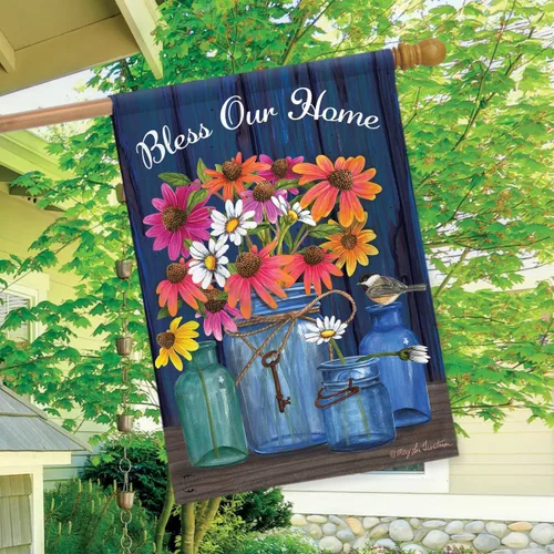 Vista 2 de Briarwood Lane Bandera de Bless Our Home Mason Jars Summer House