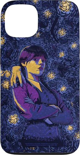 Vista 7 de Wednesday & Thing in Starry Night by Vincent Van Goth Case for iPhone 17