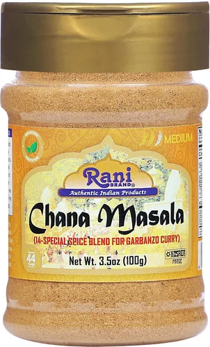 Vista 9 de Rani Chana Masala (mezcla de curry Garbanzo 15 especias) 3.5 oz (100 g) ~ Todo natural Vegano Sin colores Apto para gluten Sin OMG Origen