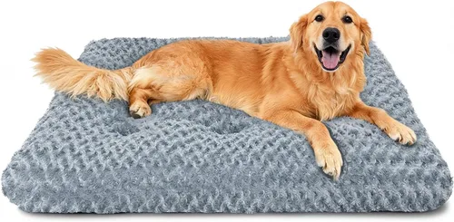 Vista 27 de Cama para perro de tamaño mediano, alfombra lavable de felpa para mascotas Negro