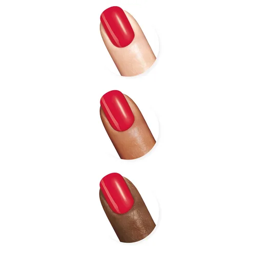 Vista 234 de Sally Hansen Xtreme Wear Esmalte de uñas sin rayas, acabado brillante, duradero, resistente a las astillas, transparente, color de uñas plateado 130