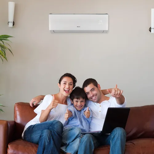 Vista 9 de Gree MULTI42CLIV500-42,000 BTU Multi21+ Penta-Zone - Bomba de calor para aire acondicionado dividido Mini Split 208-230V (9-9-9-9-9)