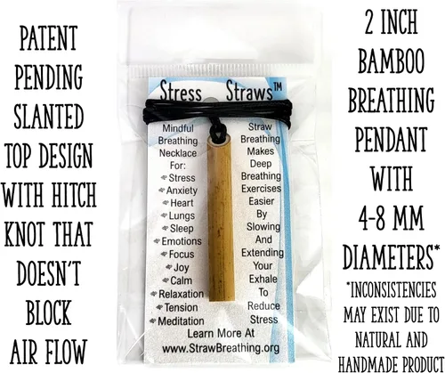 Vista 7 de Paquete de 40 collares de respiración consciente de Stress Straws versión al por mayor