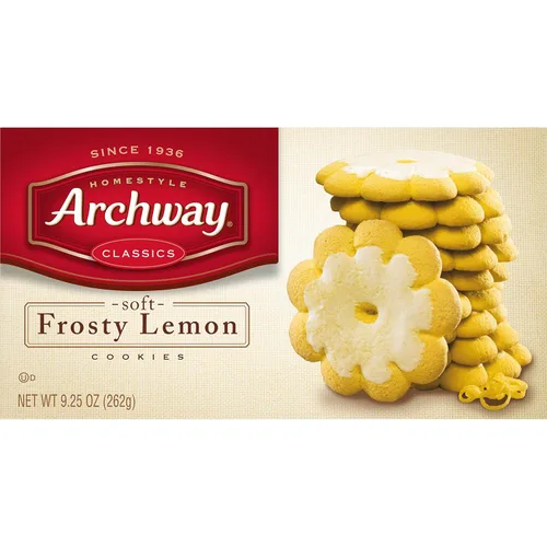 Vista 4 de Archway, galletas de limón helado, caja de 9.25 onzas (paquete de 2)