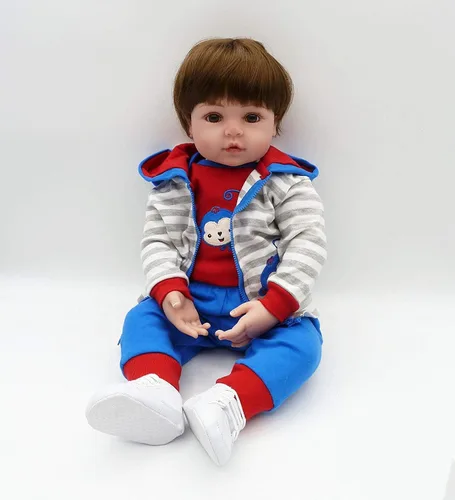 Vista 3 de 3 piezas de ropa de muñeca de bebé Reborn accesorios para muñecas de 17 a