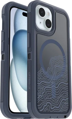 Vista 9 de OtterBox Funda para iPhone 16e, iPhone 15, iPhone 14 y iPhone 13 Defender Series XT con MagSafe, sin pantalla, resistente, embalaje no minorista