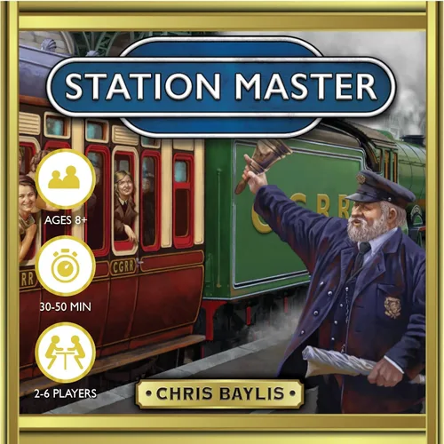 Vista 6 de Calliope Games Station Master - Juego de mesa de estrategia de ferrocarril para noche de juegos en familia - Diversión para niños y adultos - 2-6
