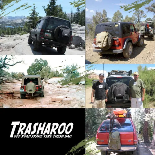 Vista 8 de Bolsa de basura Trasharoo Spare Tire, Negro