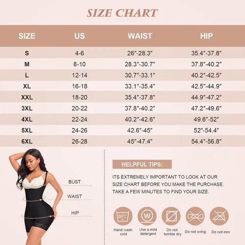 Vista 5 de FeelinGirl Faja moldeadora para mujer, control de abdomen, talla grande, para levantamiento de glúteos y faja adelgazante de muslos