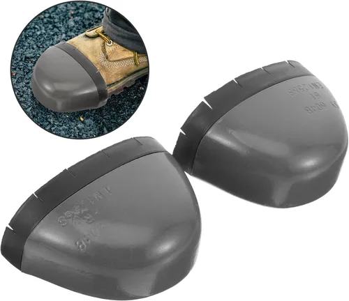 Vista 8 de Housoutil Protector de pies, protectores metatarsianos de punta de acero, fundas de zapatos de dedo del pie de tamaño universal para botas