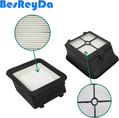 Vista 6 de 4 juegos de filtros HEPA de repuesto iFloor 3 y rollos de cepillo compatibles con iFloor 3 y Floor One S3 aspiradora inalámbrica en seco y húmedo