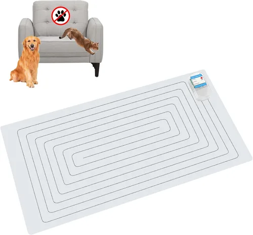 Vista 8 de SEERWAY Scat Pet Shock Mat 22x14 pulgadas: 3 modos de entrenamiento