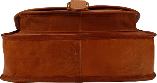 Vista 4 de FINELAER Bolso bandolera de cuero vintage