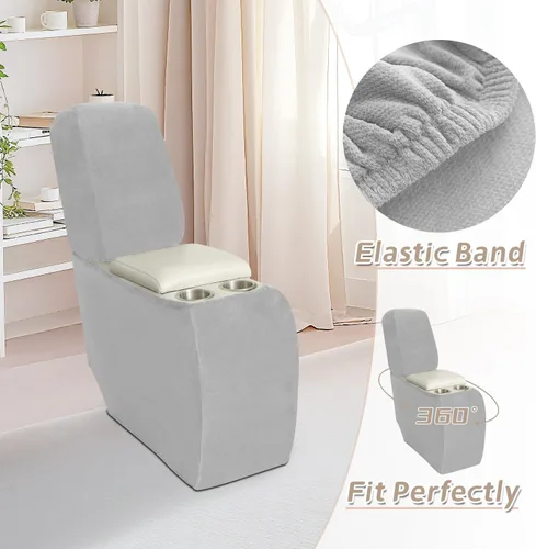 Vista 694 de Arfntevss Fundas de sofá seccional reclinable de terciopelo, Funda de sofá seccional de esquina para sofá reclinable, Funda elástica suave