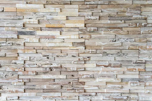 Vista 3 de WoodyWalls - Paneles de pared 3D, paneles de madera hechos de tablones de madera de granero, cada panel de madera está hecho a mano, juego de 10