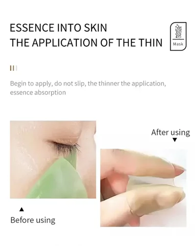Vista 3 de Parches de máscara de ojos totalmente naturales (paquete de 2 unidades, 16 unidades), 8 colores de colágeno, antiarrugas, antienvejecimiento, ojeras
