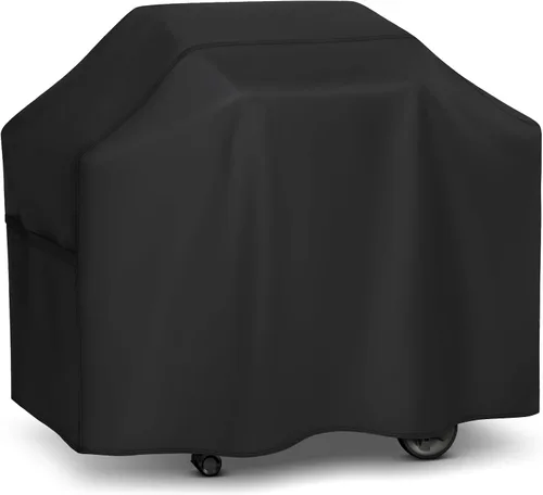 Vista 9 de Arcedo Cubierta pequeña para parrilla de 32 pulgadas, resistente al agua, 2 quemadores, para barbacoa de gas, para exteriores, compatible con Weber