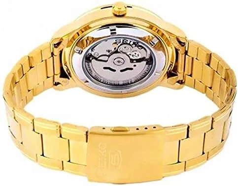 Vista 5 de Seiko Seiko 5 reloj automático de oro para hombre SNKN62