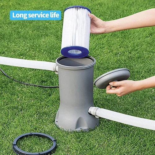 Vista 5 de Cartucho de filtro de piscina tipo A o C de repuesto para bomba de filtro Intex 1000/1500/530 GPH para piscinas sobre el suelo, filtro de jacuzzis