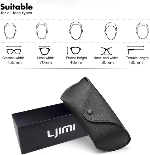 Vista 6 de YIMI Gafas de sol polarizadas fotocromáticas para conducción z87 para hombres y mujeres gafas de seguridad de día y noche